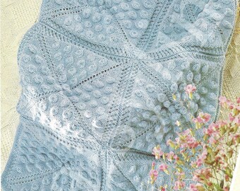 PDF Instant Digital Download  baby cot cover easy  fast make knitting pattern (97)