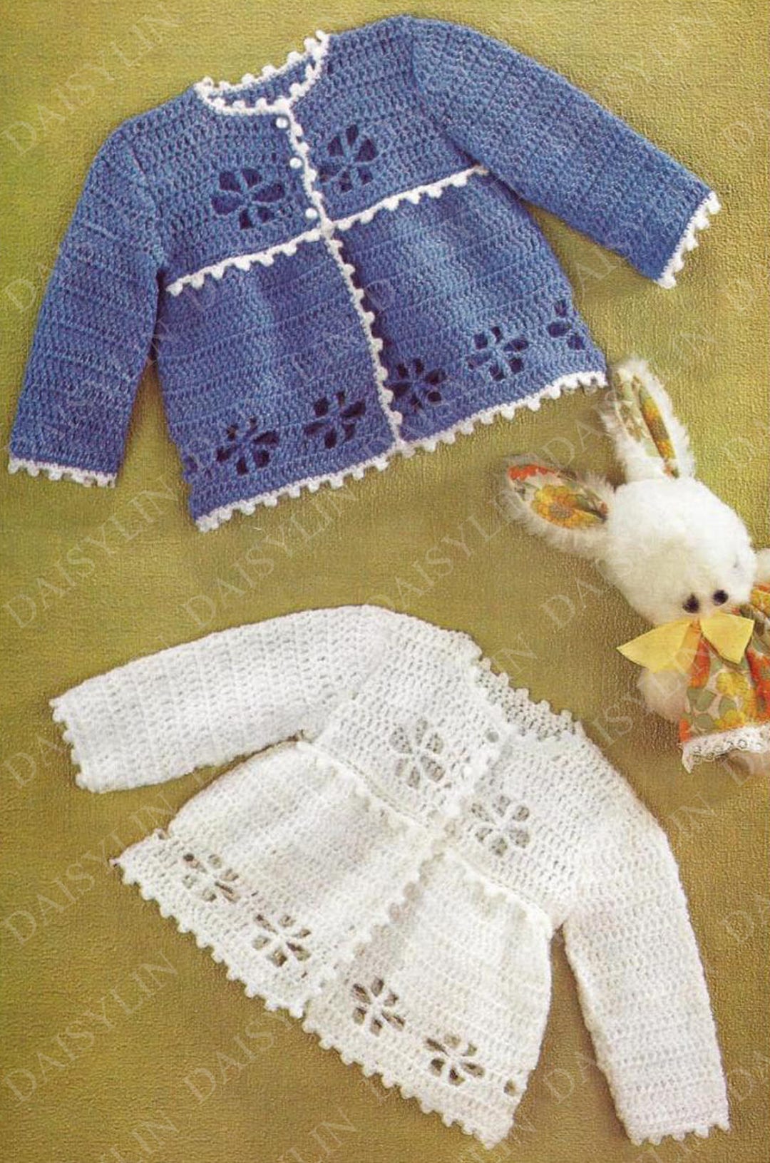 PDF Instant Digital Download Baby Crochet Matinee Coats Pattern 17 to ...