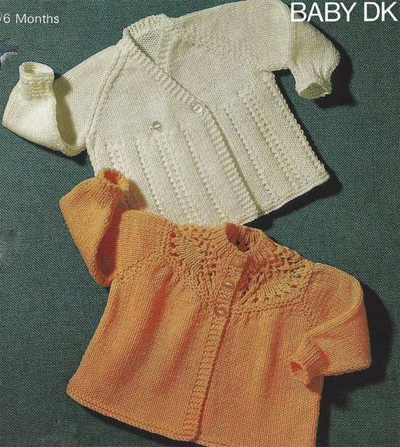 PDF Instant Digital Download Premature Baby Matinee Coats Kniting