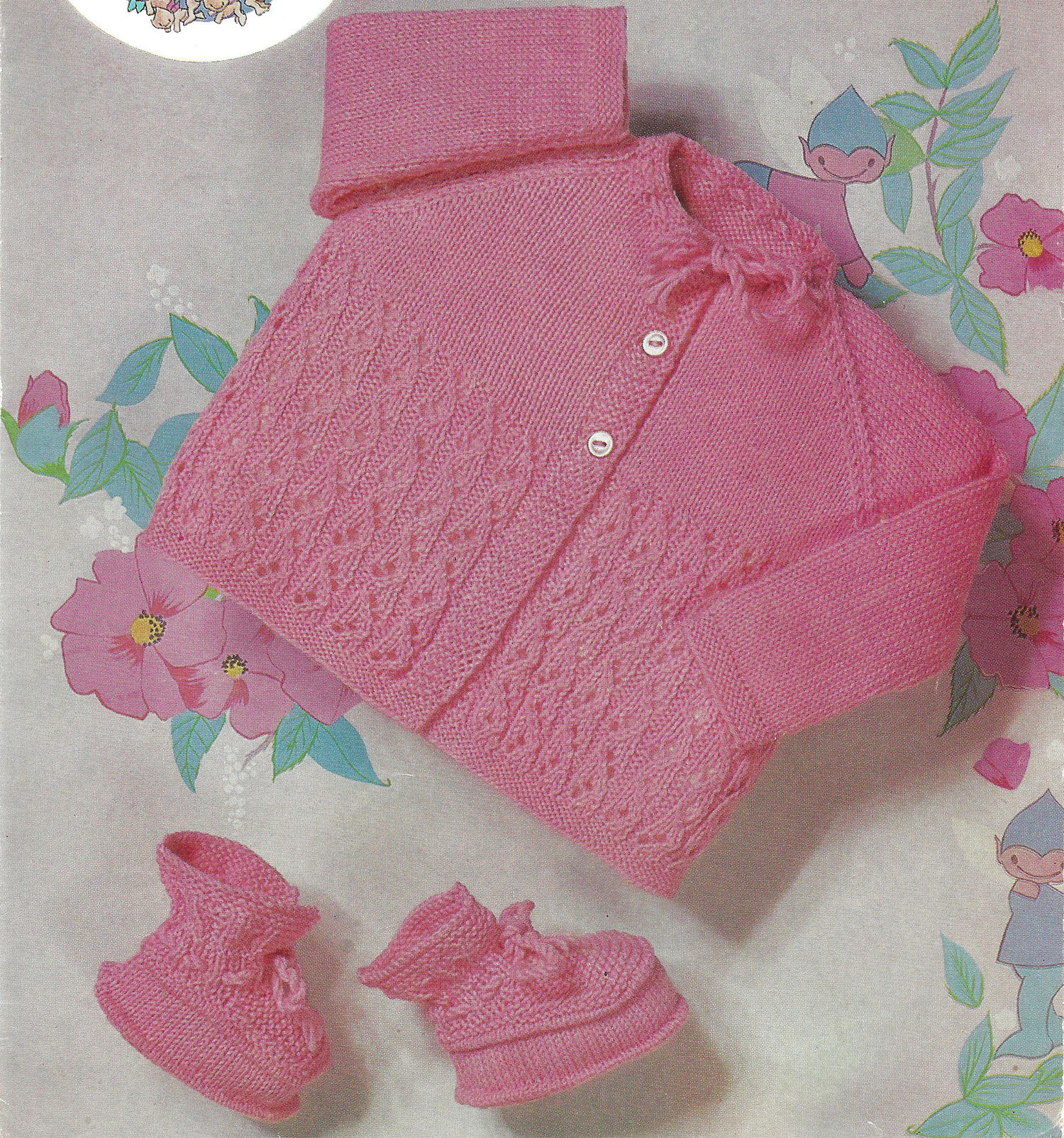 PDF Instant Digital Download Baby Matinee Coat & Bootees - Etsy UK