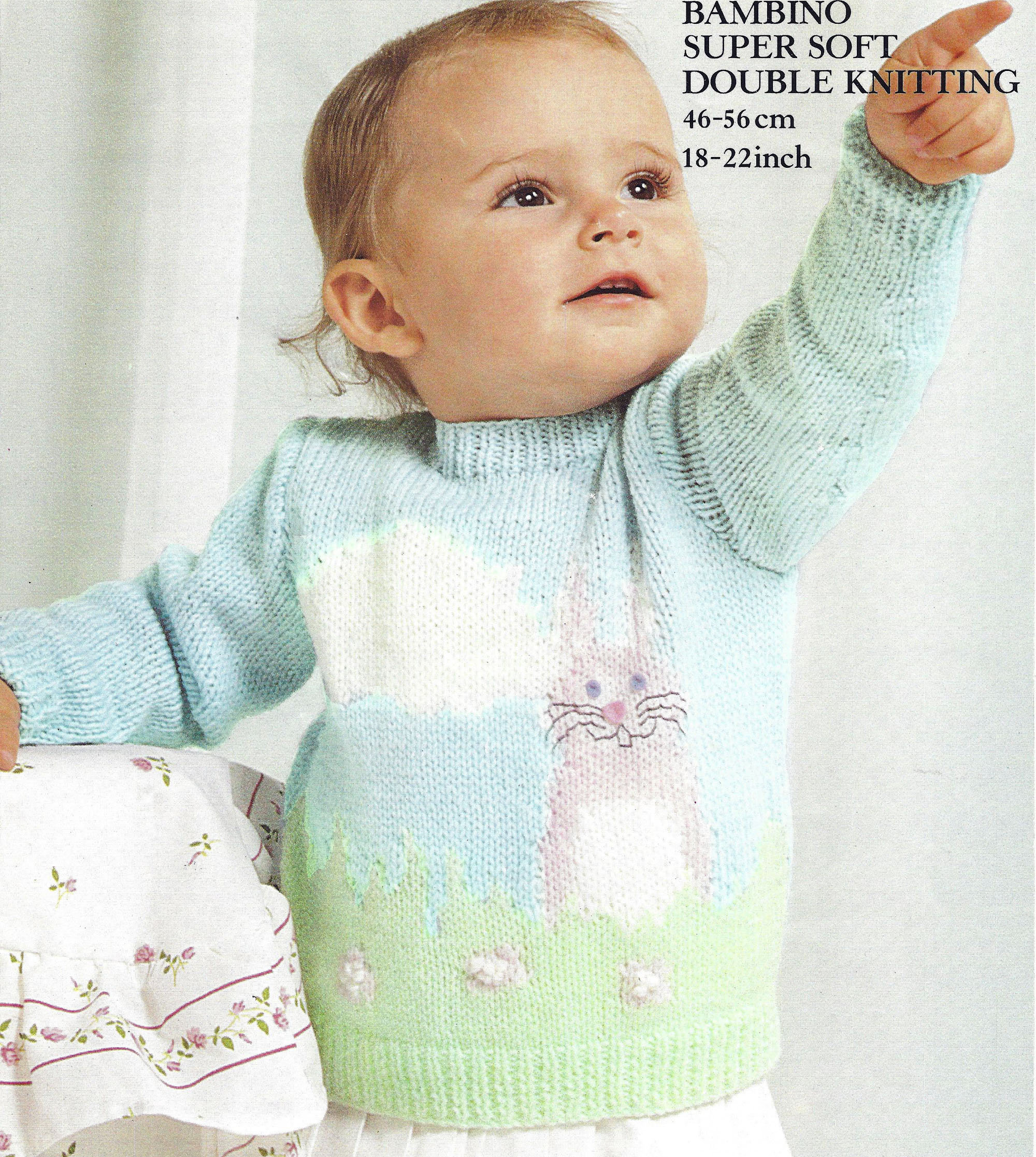 PDF Instant Digital Download Baby Child Sweater Jumper Knitting