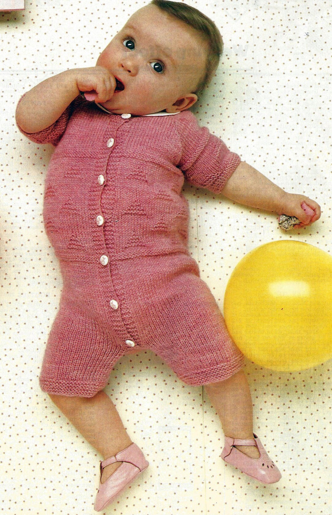 PDF Instant Digital Download Baby Easy Knit All in One Knitting Pattern ...