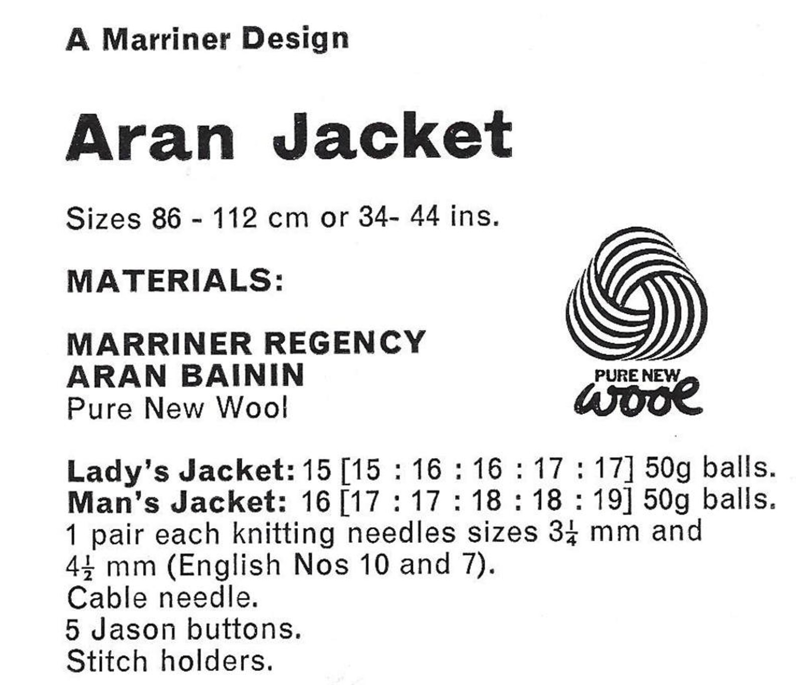 Absolutely Almost Free PDF Instant Download Ladies Mans Aran Etsy