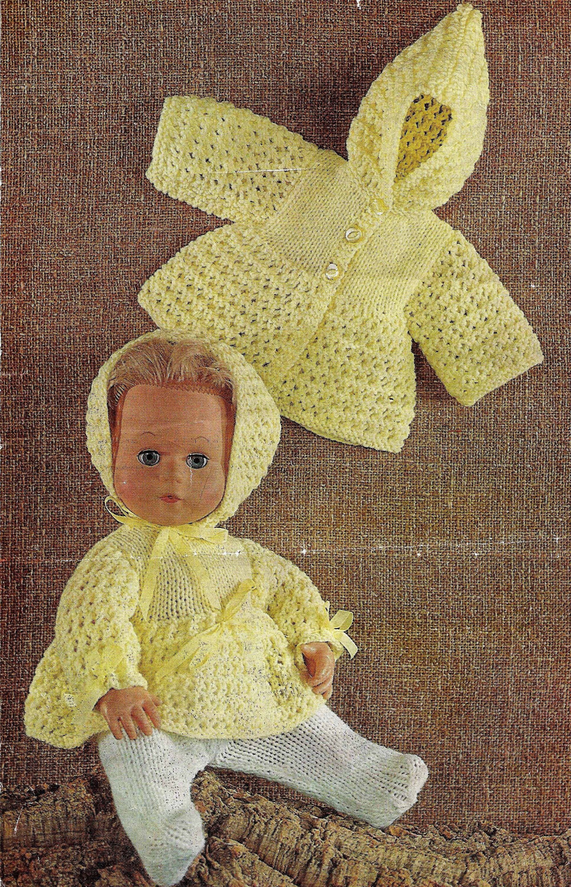 Instant PDF Digital Download Dolls Clothes Tiny Tears Baby