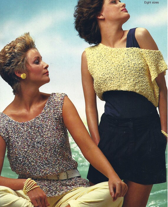 PDF Instant Digital Download Ladies Girls Easy Knit Summer - Etsy.