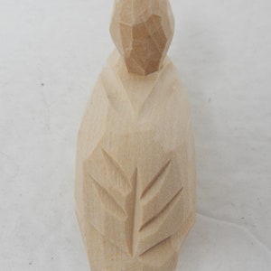 blank wood duck figurine