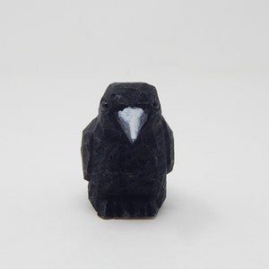 black crow figurine