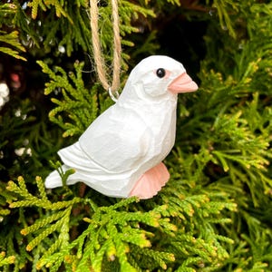 White Dove Wood Ornament Figurine Bird Statue Sculpture Décor Miniature Art Carve Small Animal 5.0 (25.9k)