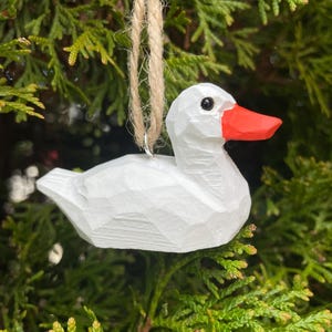 Pekin Duck Wooden Ornament Figurine | Hand Carved Rustic Bird Décor 5.0 (25.9k)