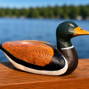 Wood duck decoy - Etsy 日本