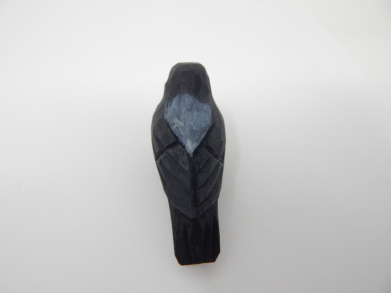 black crow figurine