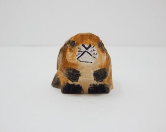 ビーバーの木製置物｜手彫りの森の動物のコレクターズアイテム - Etsy 日本