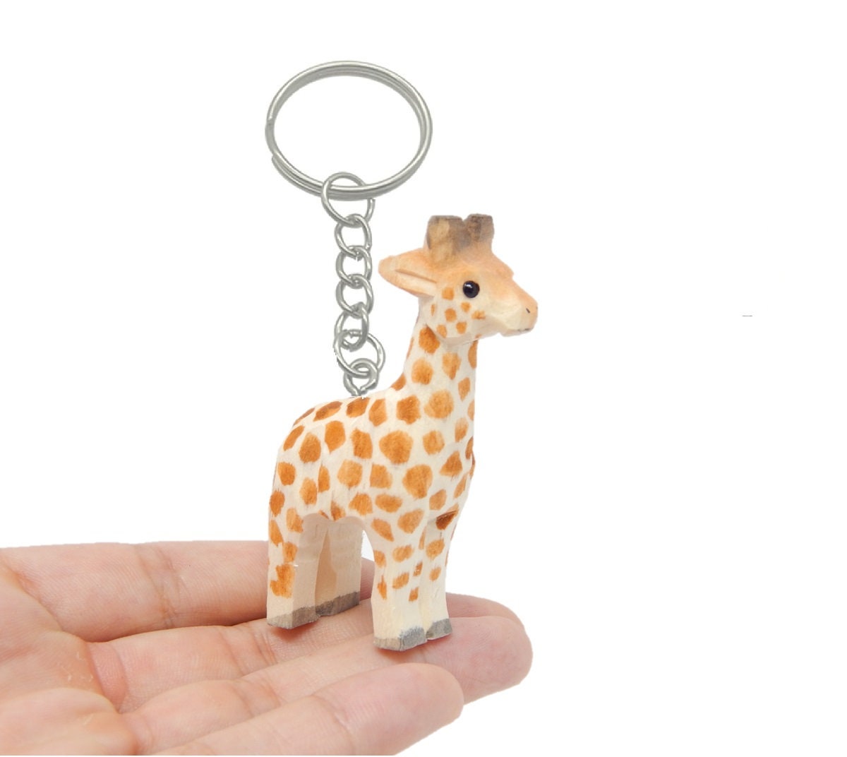 Giraffe Small Keychain VANCA CRAFT-Collectible Cute Mascot Made in Japan