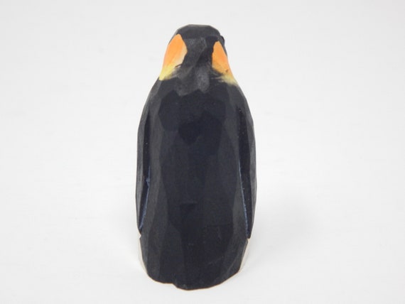 Miniature Emperor Penguin Ceramic Figurine Antarctica Empire Penguin Statue Gift 