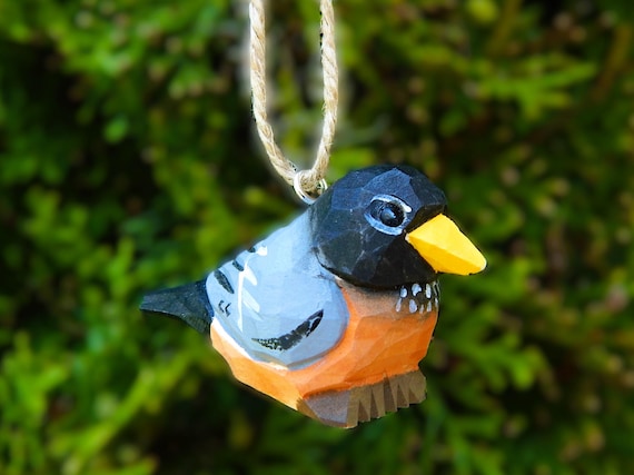 ロビンバード ハンドメイド 木製 置物 彫像 装飾 ミニチュア ロビンバード ハンドメイド 木製 置物 彫像 装飾 ミニチュア
