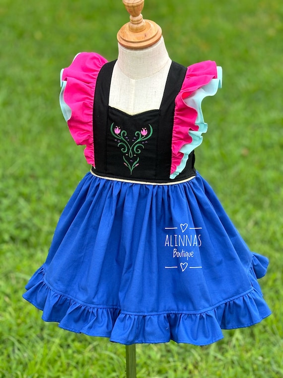 Princess Anna Frozen Dress, Princess Dress for Birthday, Frozen Toddler  Dress, Princess Anna Birthday, Girls Anna Dress, Anna Frozen Toddler - Etsy