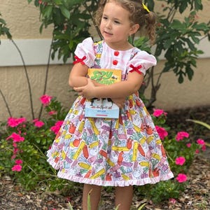Back to school dress girl, back to school outfit, 1st day of school dress, girls back to school dress, academic toddler dress