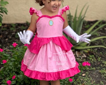 princess peach birthday dress Sliver Diamond Birthday Dress – RED DIAMOND STORE