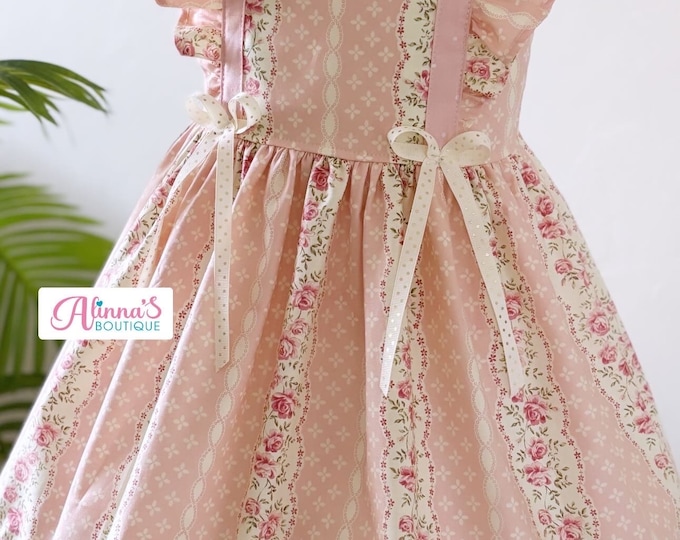 Pink Garden Tea Party Dress main image 1