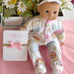 Bitty baby doll sleeper, doll pjs , gift for girls , baby doll clothes, fit to 13 -15 inch doll
