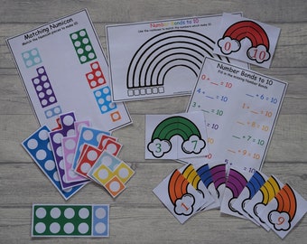 Number Bonds to 10 - Activity Pack