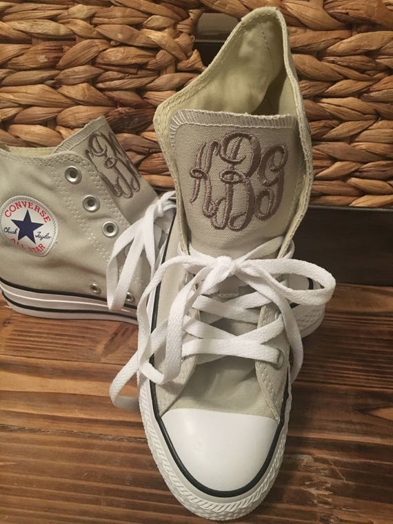 monogrammed converse high tops