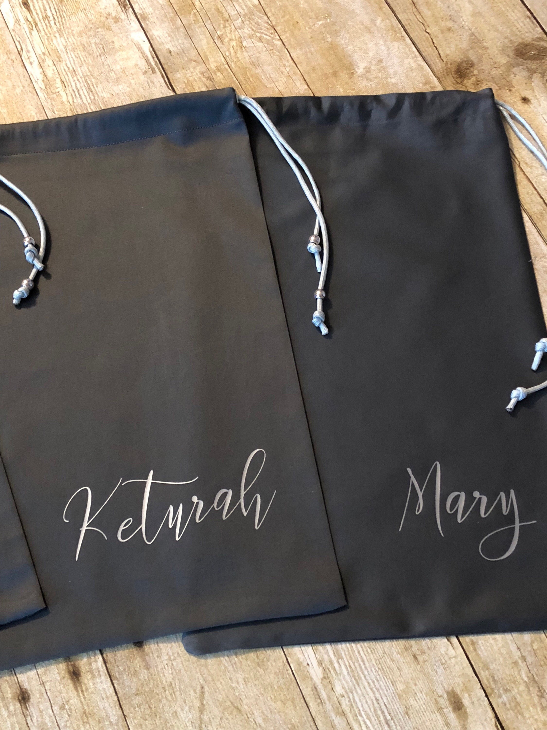 Custom Bridal Shoe Bags / Wedding Shoe Bag / Bridal Party Shoe Etsy