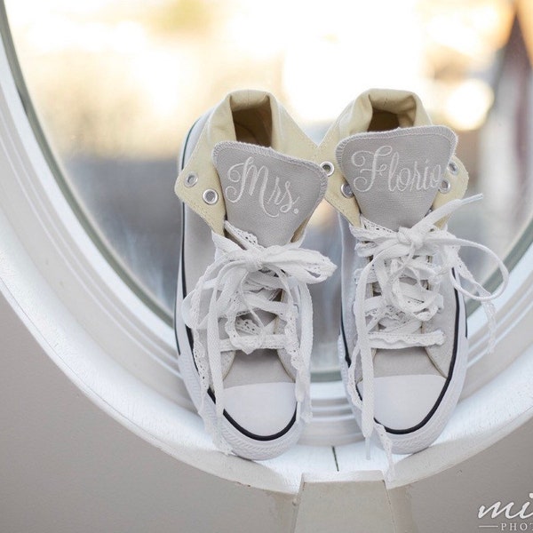 Bridal Converse - Etsy