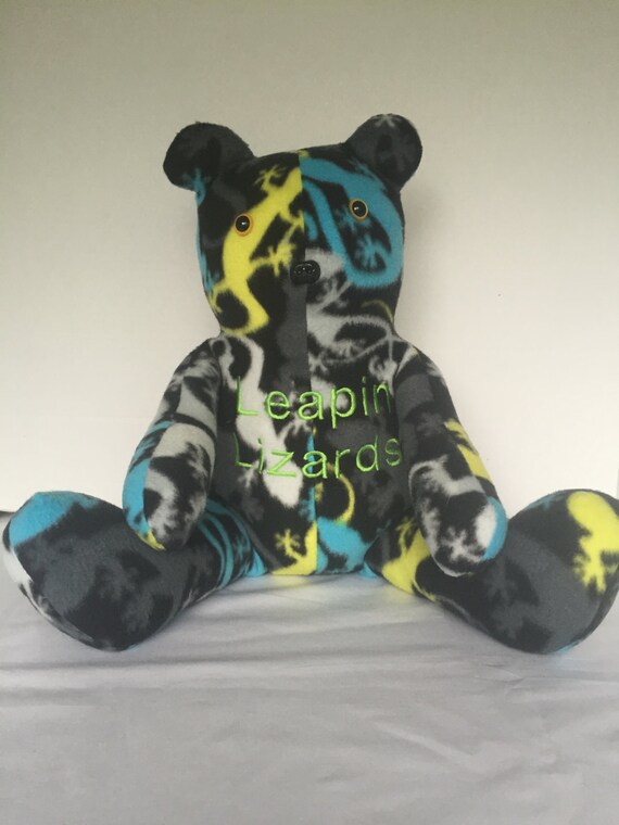 lizard teddy bear