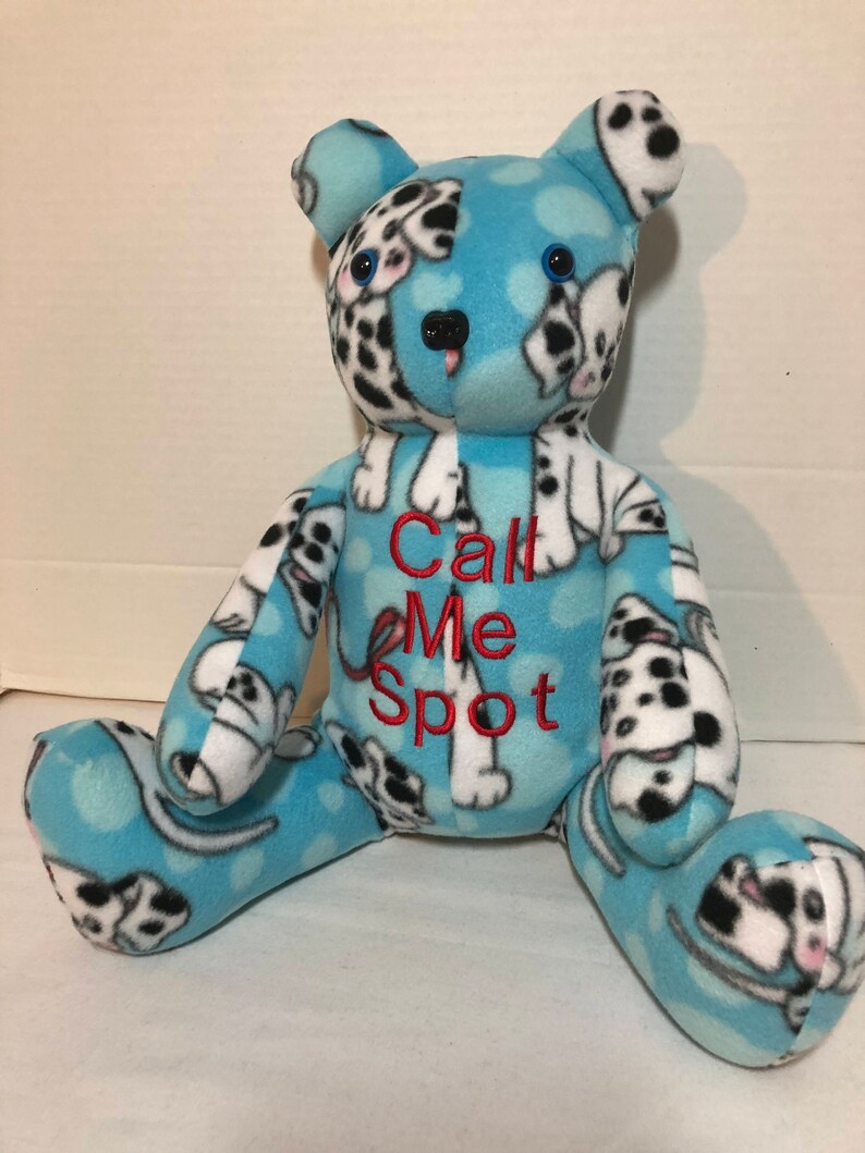 dalmatian teddy bear