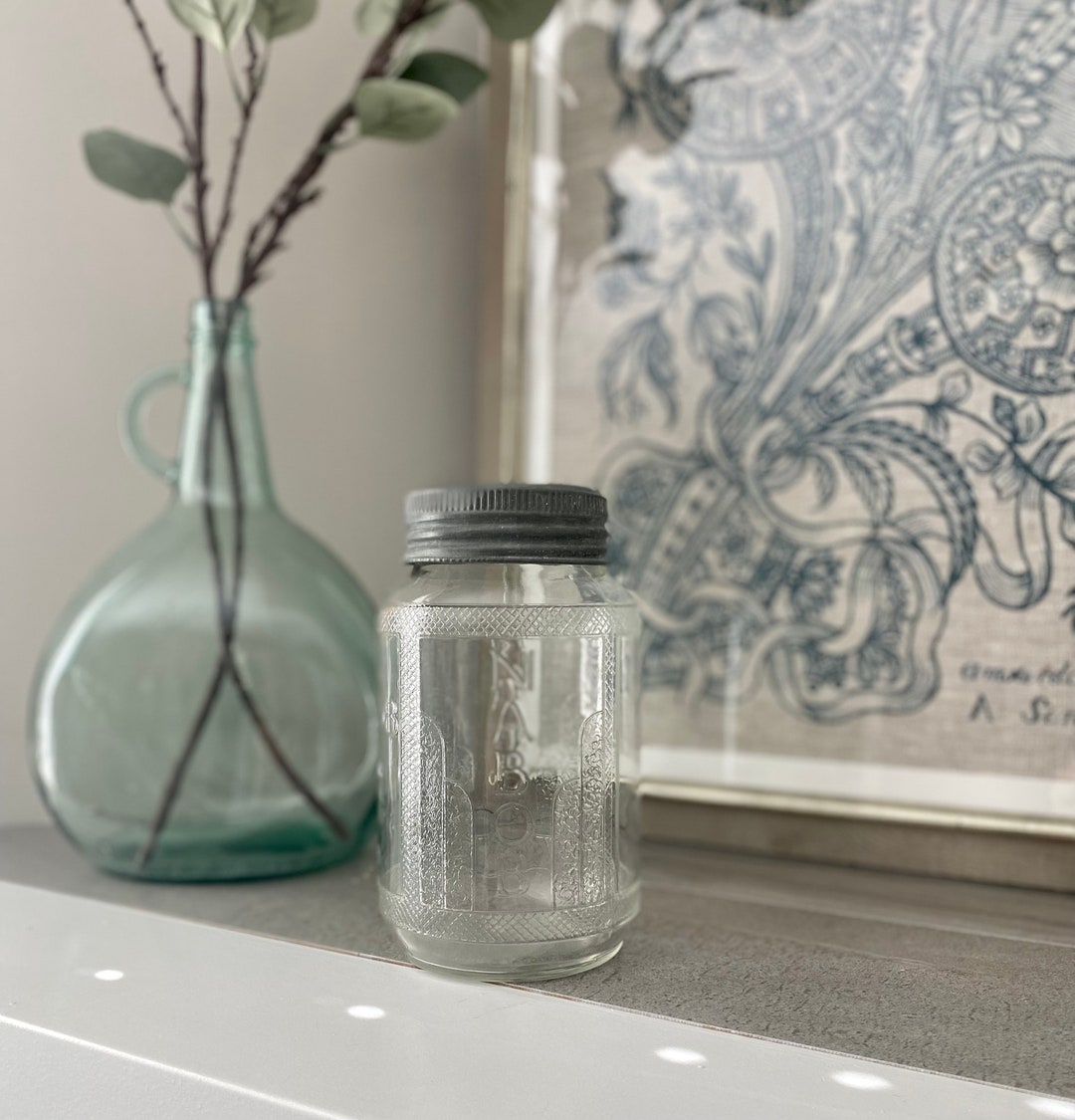 Vintage NABOB Coffee Glass Mason Jar Etsy