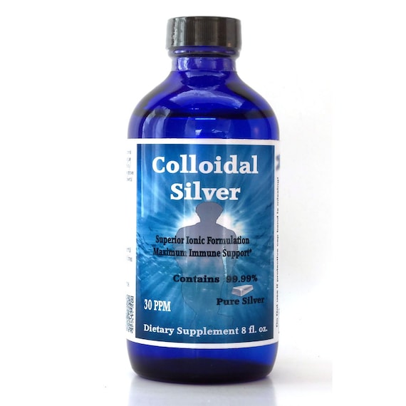 Superior Colloidal Silver 30 PPM 8 Fl Oz Ionic Colloidal Etsy