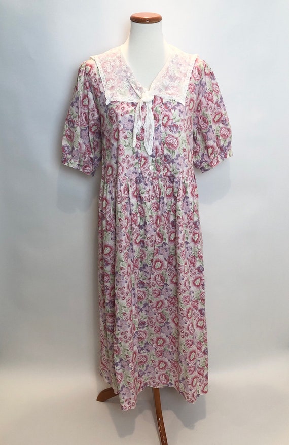 1980 Laura Ashley Floral Vintage Dress