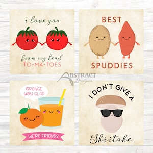 Funny Food Pun Magnets | Fridge Magnet | Food Pun | Magnet | Fun Magnet | Punny | Hard Plastic | Best Friends | Funny Gift