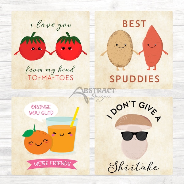 Funny Food Pun Magnets | Fridge Magnet | Food Pun | Magnet | Fun Magnet | Punny | Hard Plastic | Best Friends | Funny Gift