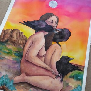 The Desert... original watercolor painting