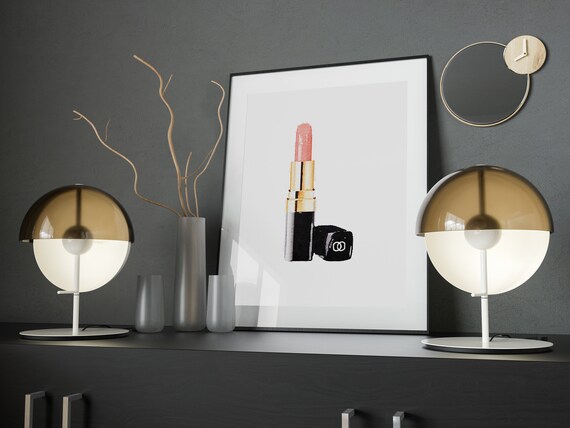 Lipstick Bathroom Decor Etsy