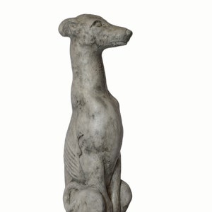 Solid Rock Stoneworks Sm Whippet Dog- 20" Tall- PreAged