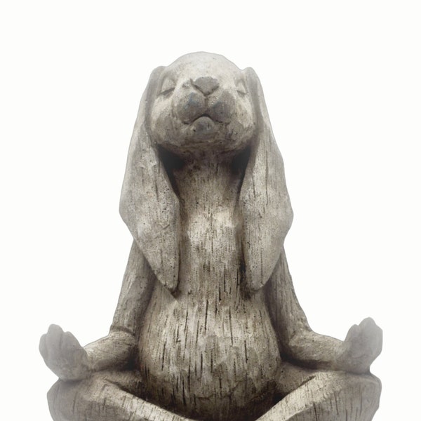 Solid Rock Stoneworks Yoga Rabbit- Buff