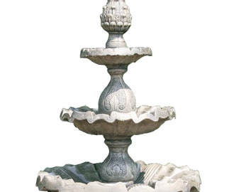 Solid Rock Stoneworks 4 Tier Hospitality Fountain- 89" Tall