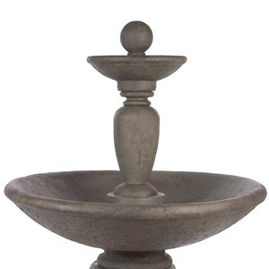 Solid Rock Stoneworks The Phillippe Fountain- 61&quot; Tall- Espresso