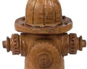 Solid Rock Stoneworks Sm Fire Hydrant- 18in Tall- autumn wheat