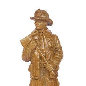 Solid Rock Stoneworks Fireman- 25in Tall- Autumn Wheat