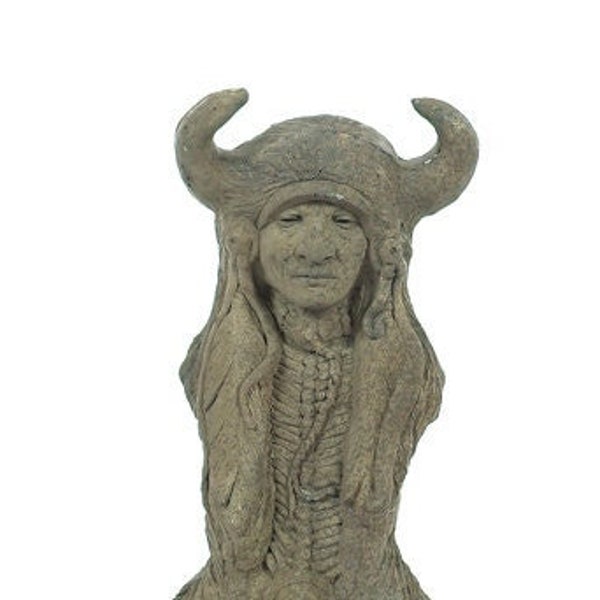 Solid Rock Stoneworks Medicine Man- 20in Tall- Weathered Stone