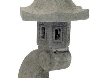 Solid Rock Stoneworks Curved Rock Lantern- 27in Tall- PreAged