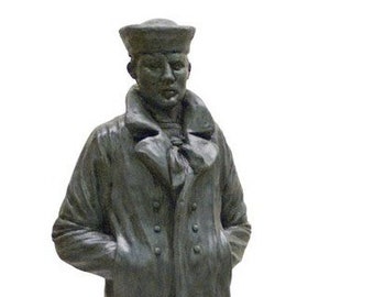 Solid Rock Stoneworks Sailor Garden Statue- 24in Tall