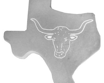 Solid Rock Stoneworks Texas Longhorn Stepping Stone