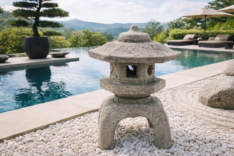 Solid Rock Stone Works Japanese Lantern