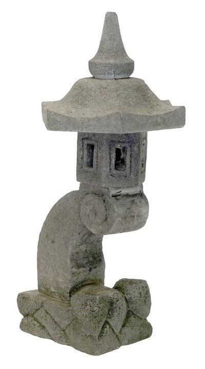 Solid Rock Stoneworks Curved Rock Lantern- 27in Tall- PreAged
