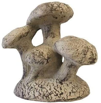 Solid Rock Stoneworks Sm Mushroom Cluster- 9in Tall- desert Sand Brown